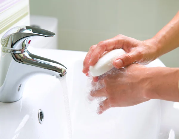 Washing Hands. Cleaning Hands. Hygiene Royalty Free Stock Images