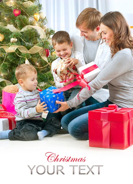 Kerstmis familie — Stockfoto