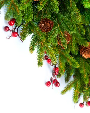 Noel ağacı süsleme sınır tasarlamak