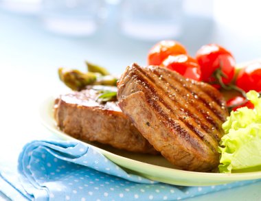 sebzeli ızgara dana biftek et