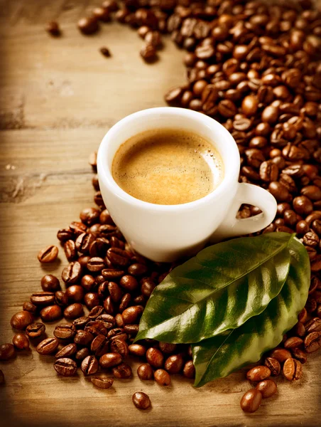 Koffie Espresso. Kopje koffie — Stockfoto