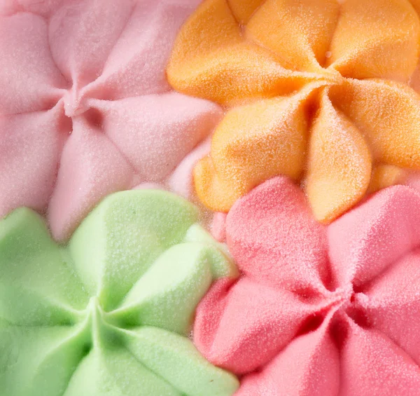 Colorful Ice Cream Background. Various Flavours — Stock Photo, Image