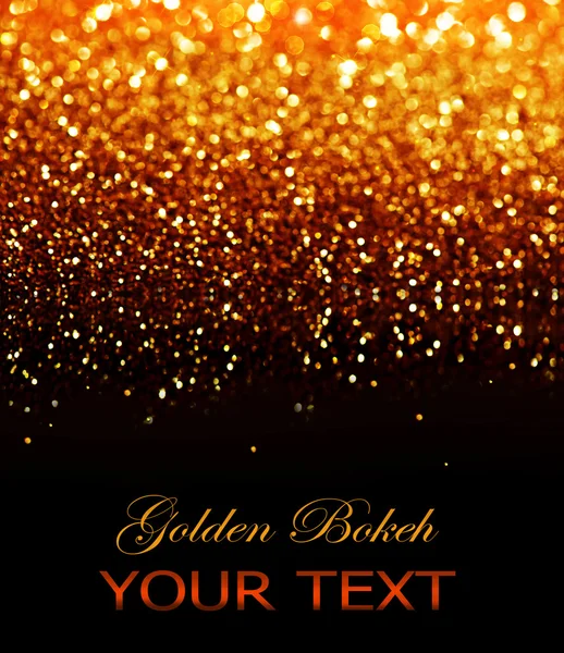 Abstract Golden Christmas and New Year background — Stock Photo, Image
