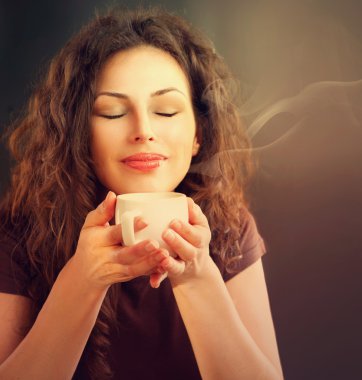 Woman With Cup of Coffee
