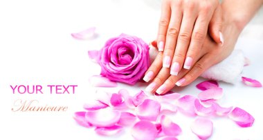 Manicure and Hands Spa. clipart