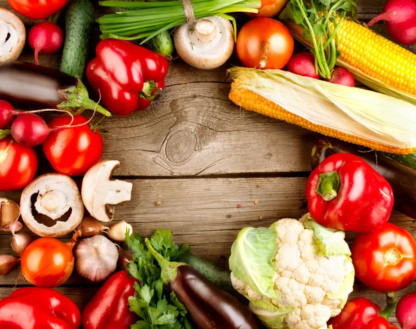 Verduras ecológicas saludables — Foto de Stock