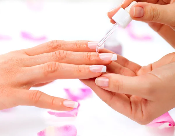 Manicure e Mãos Spa . — Fotografia de Stock
