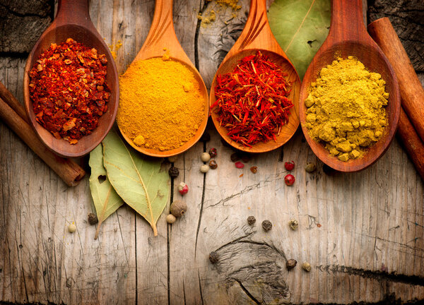 Spices and herbs.