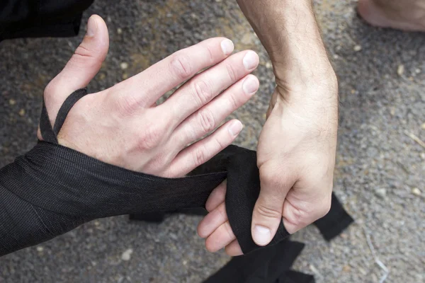 Boxing bandage — Stock Photo, Image