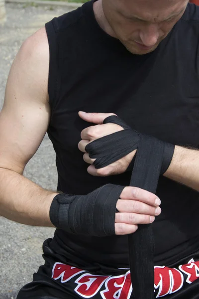 Portrait of boxer — Stock Photo, Image