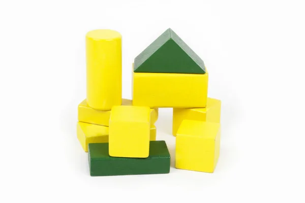 Wooden building blocks — Stock Photo, Image