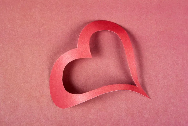 Heart from paper. Valentine — Stock Photo, Image