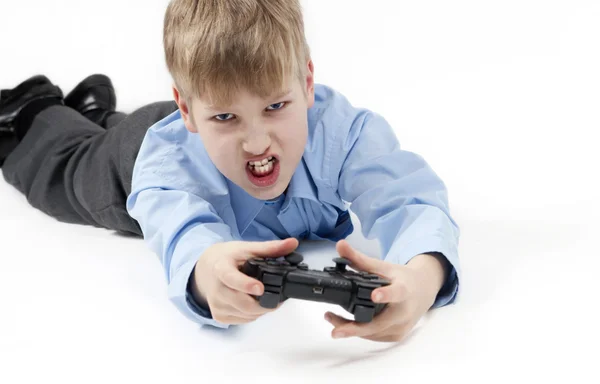 Niño jugando juegos —  Fotos de Stock