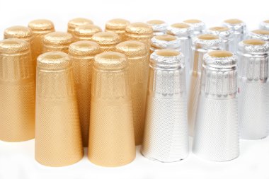 Capsules for a champagne clipart