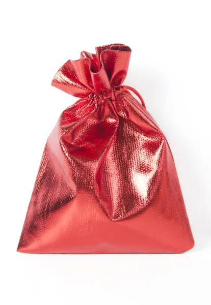 Red gift bag — Stock Photo, Image