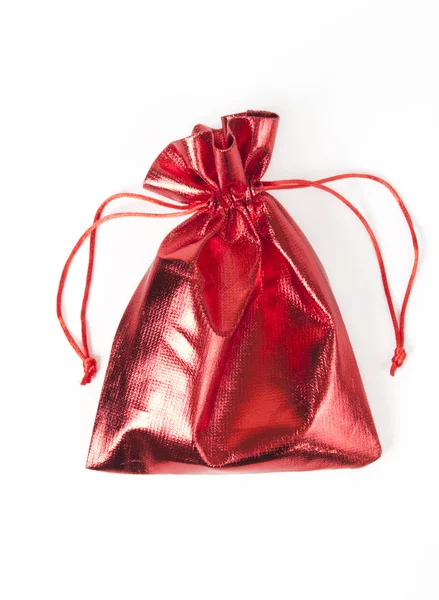 Sacchetto regalo rosso — Foto Stock