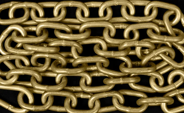 Gold chain background — Stock Photo, Image