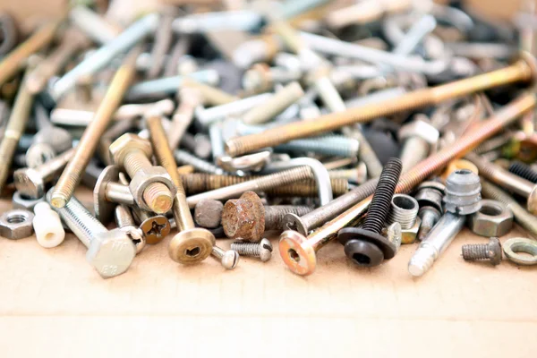 Bolts and nails — Stock Photo, Image