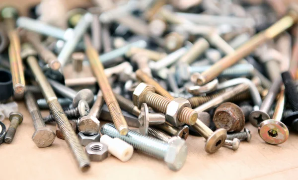 Bolts and nails — Stock Photo, Image