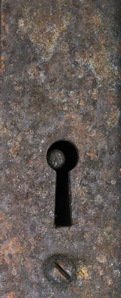Rusty keyhole — Stock Photo, Image