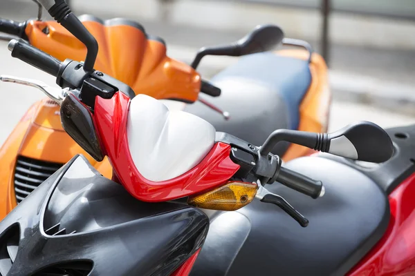 Scooters close up — Stock Photo, Image