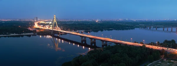 Ponte de Moscou Kiev Ucrânia — Fotografia de Stock