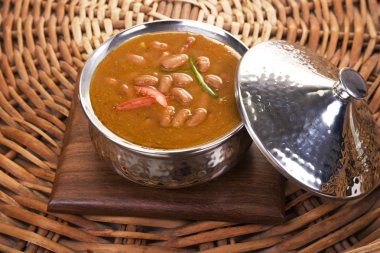 Rajma veya kırmızı barbunya fasulyesi, Hint yemeği