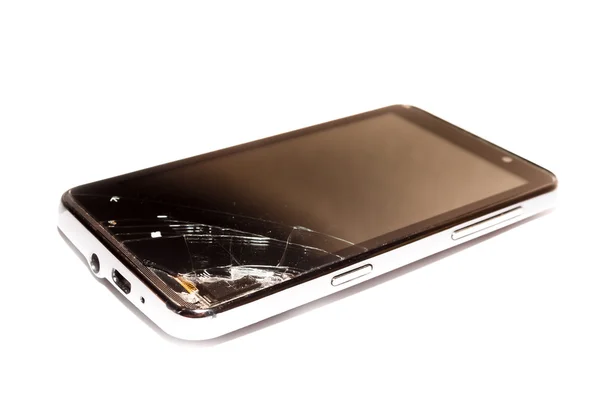 Broken mobile phone — Stock Photo, Image