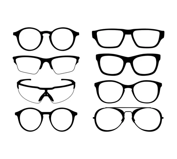 Óculos Design Bom Uso Para Qualquer Projeto Que Você Deseja —  Vetores de Stock