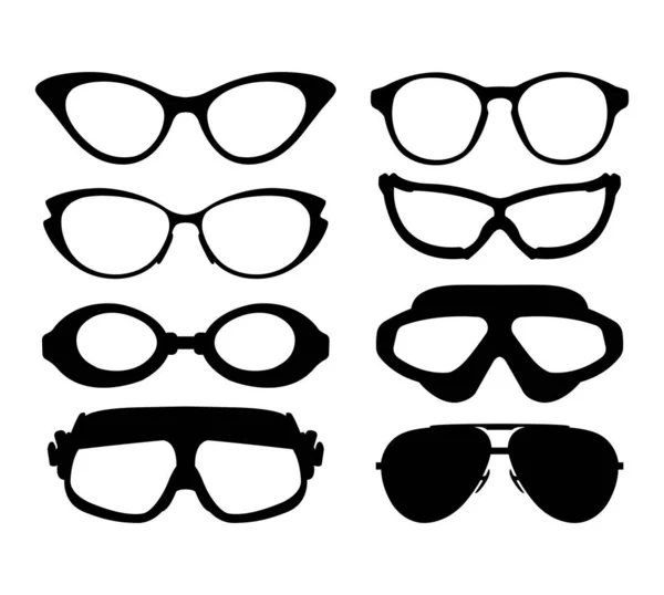 Óculos Design Bom Uso Para Qualquer Projeto Que Você Deseja —  Vetores de Stock