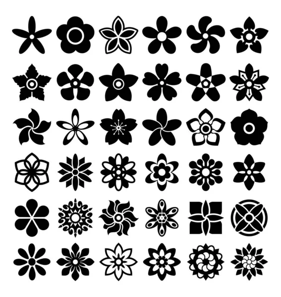 Illustration Symbole Fleur Bonne Utilisation Pour Signe Symbole Icône Mascotte — Image vectorielle