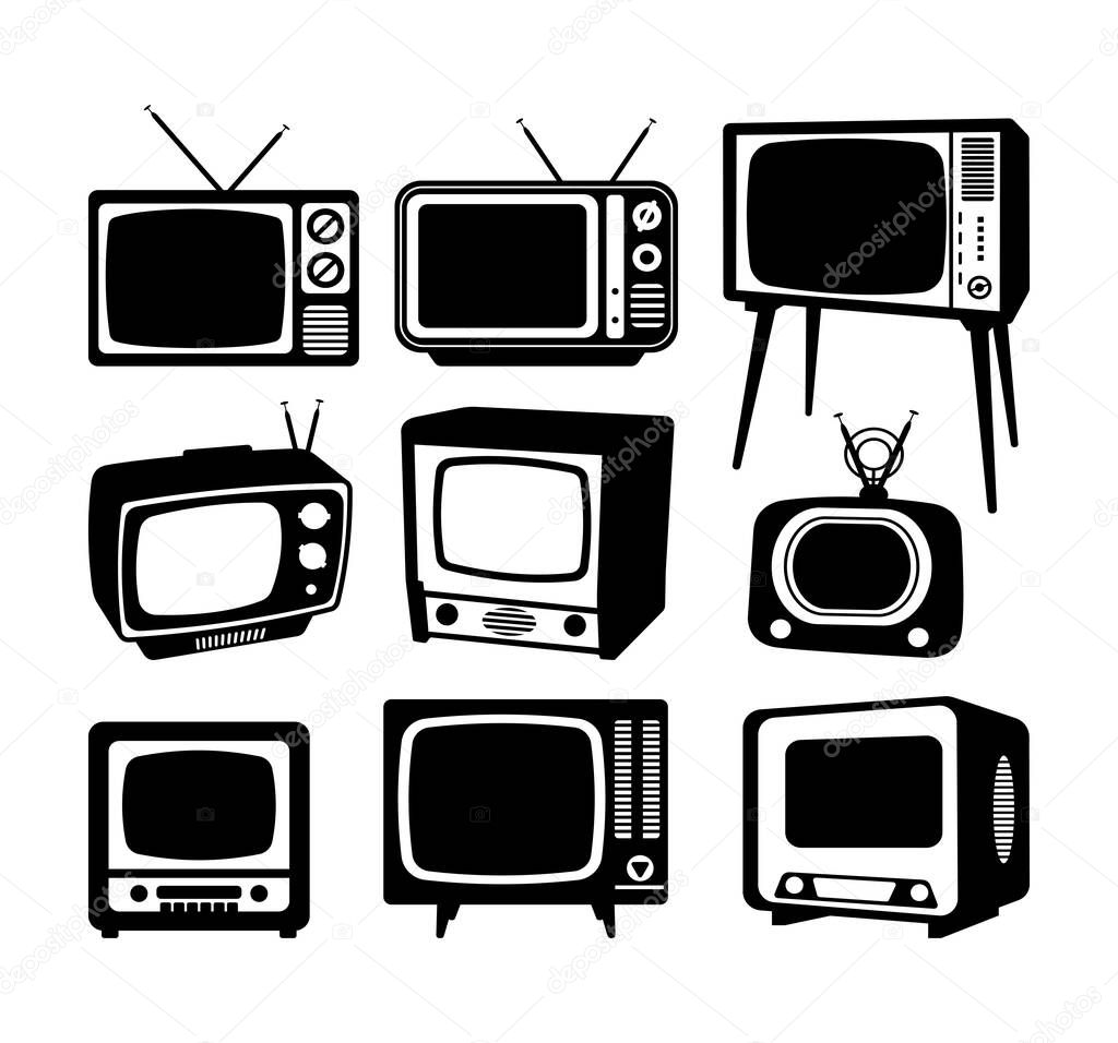 Vintage television illustration, good use for any design you want