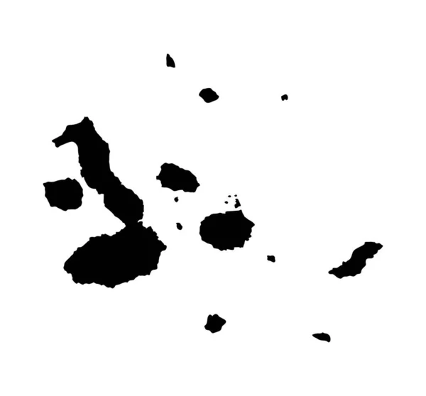 Силуэт Карты Острова Норфолк Территория Иллюстрация Черном Стиле Хорошее Применение — стоковый вектор
