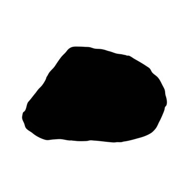 Baker Adası harita silueti bölgesi, bölge, siyah şekil çizimi. İşaret, sembol, simge, logo, maskot veya istediğiniz herhangi bir tasarım için iyi bir kullanım.