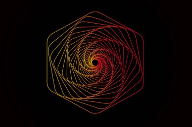 Altıgen Logosu Sarı Kırmızı 