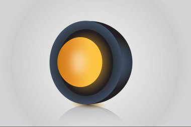 Logo Turuncu Koyu Gri Çember 