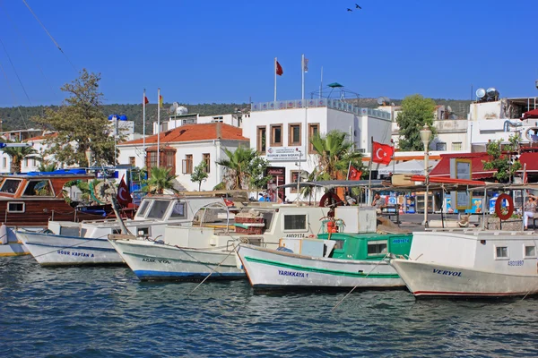 Fishing boats in harbour,Turkey — Stock Photo, Image