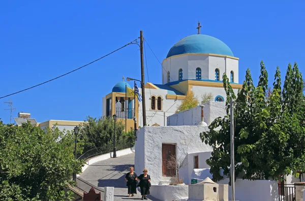 Yunan tarzı kilise, kos, Yunanistan — Stok fotoğraf