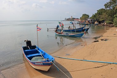 Fishingboats, Koh Samui, Thailand clipart