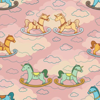 Çok farklı şekillerde sallanan atların sevimli ve kusursuz dizaynı..