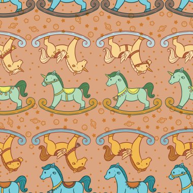 Çok farklı şekillerde sallanan atların sevimli ve kusursuz dizaynı..