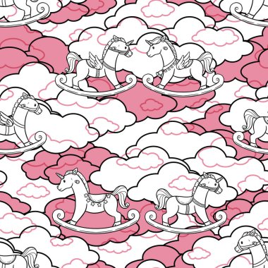 Çok farklı şekillerde sallanan atların sevimli ve kusursuz dizaynı..