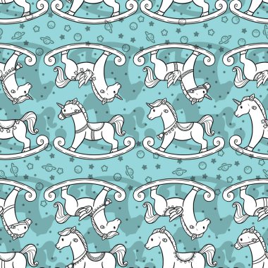 Çok farklı şekillerde sallanan atların sevimli ve kusursuz dizaynı..