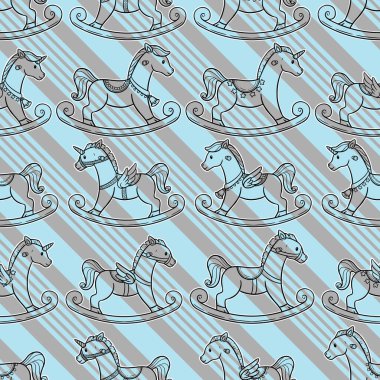 Çok farklı şekillerde sallanan atların sevimli ve kusursuz dizaynı..