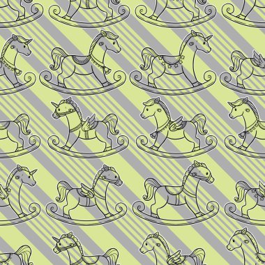 Çok farklı şekillerde sallanan atların sevimli ve kusursuz dizaynı..