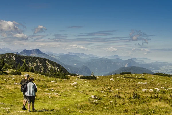 View from average mountain — Stock Photo, Image