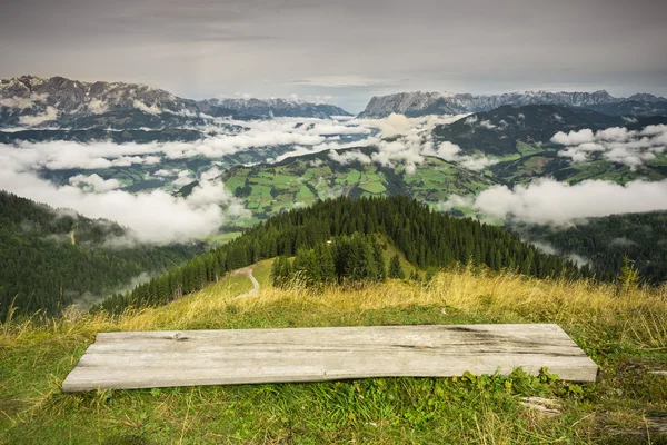 Wandern in den Alpen — Stockfoto