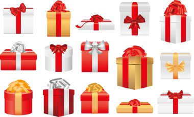 christmas gifts and presents clipart