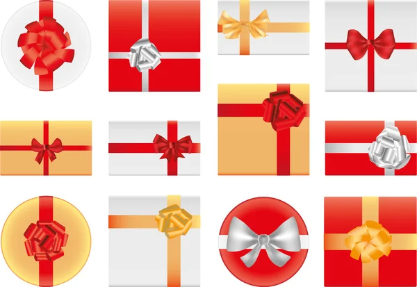 Vánoční dárky a dárky — Stockový vektor