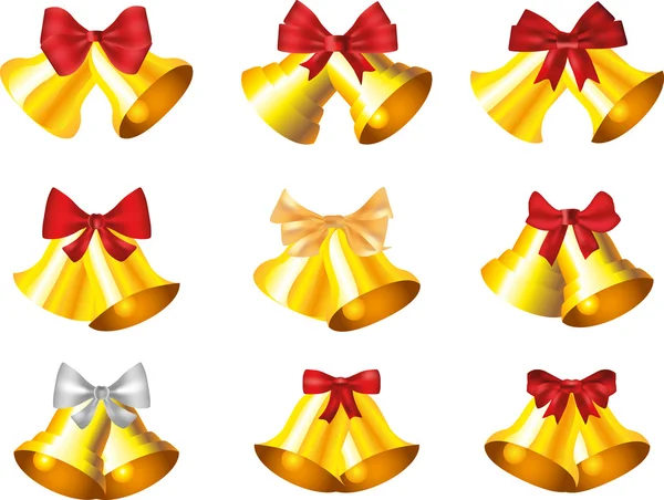 Jingle bells collection vector — Stock Vector